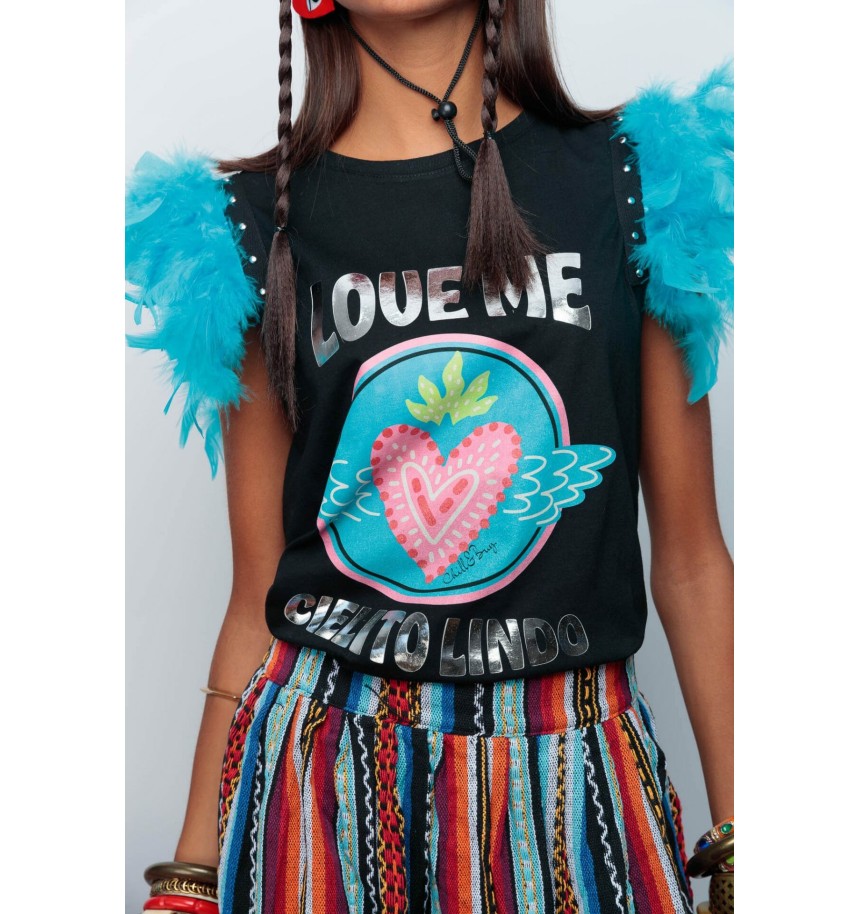 camiseta plumas chill&buy Inicio