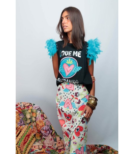 camiseta plumas chill&buy Inicio