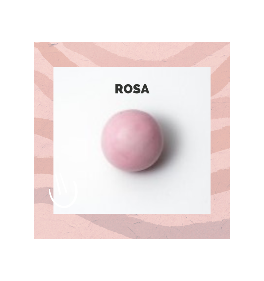 bola de ceramica 22cm rosa...