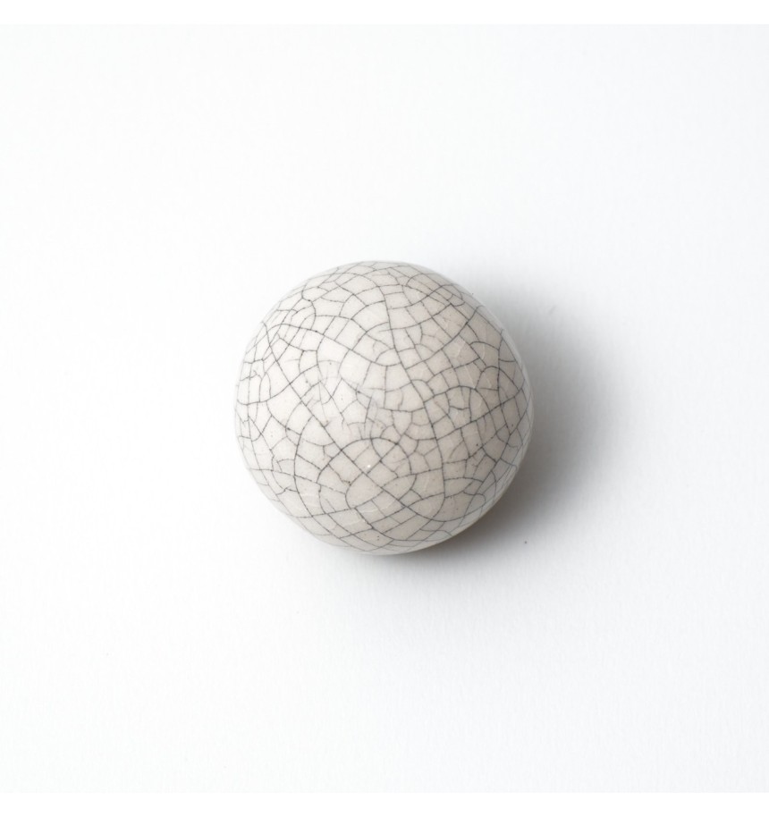 bola ceramica 22cm craquelada