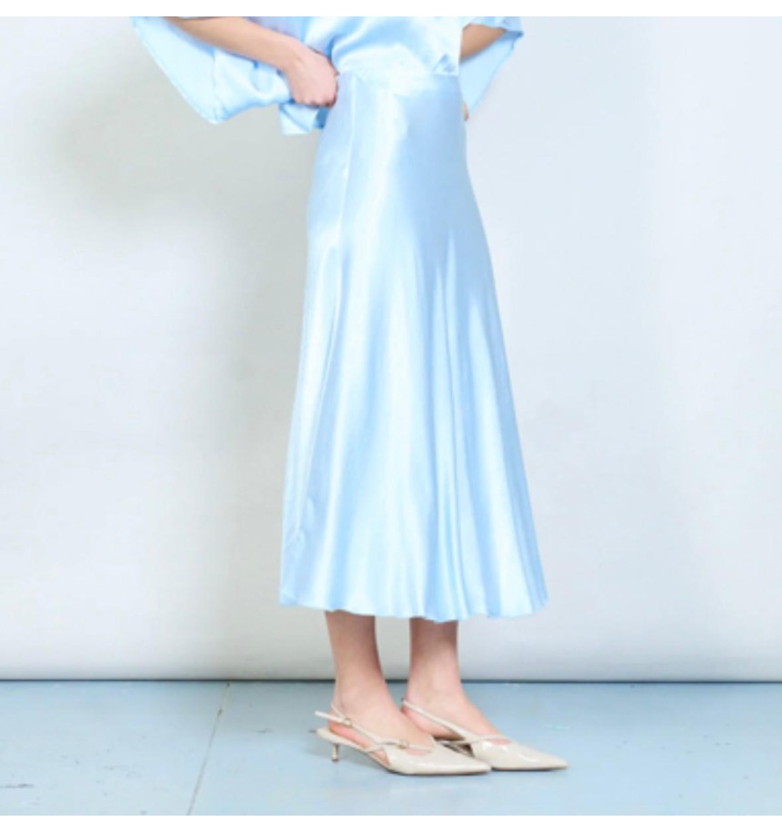 falda laura azul cielo