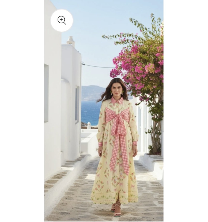 vestido flor hibiscus