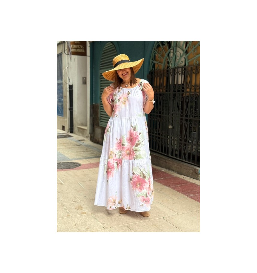 vestido primavera blanco