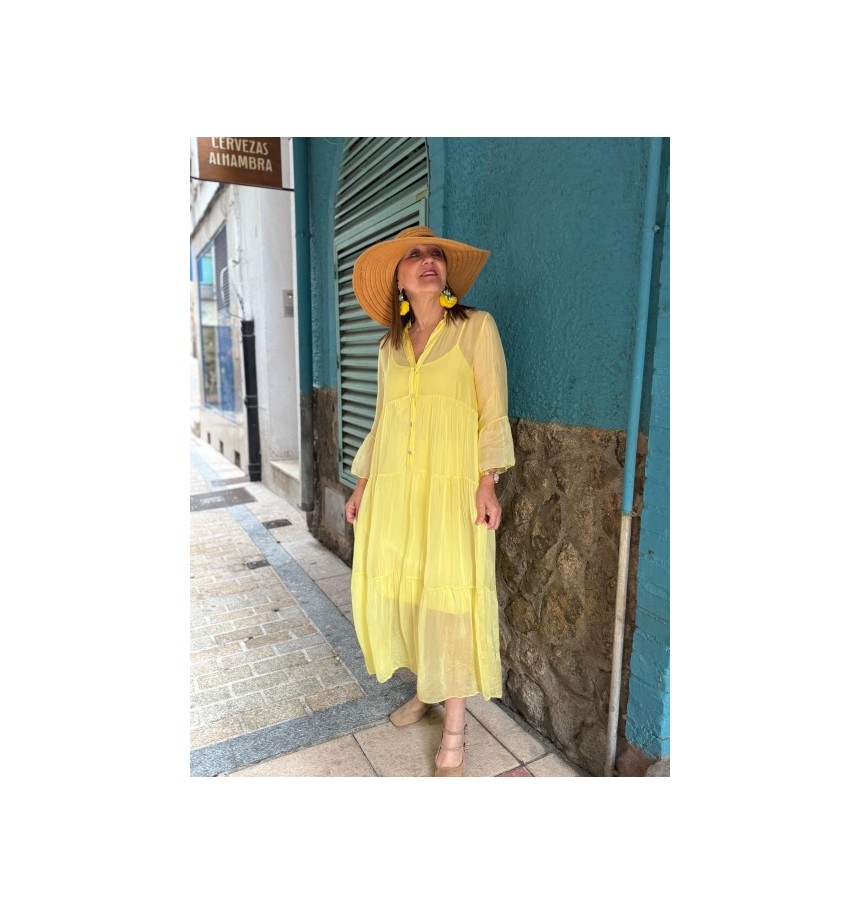 vestido carlota amarillo