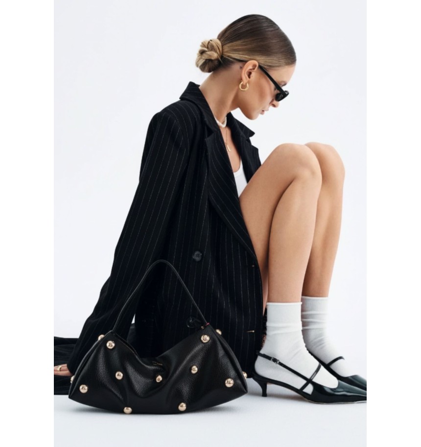 bolso baquette tachuelas xl