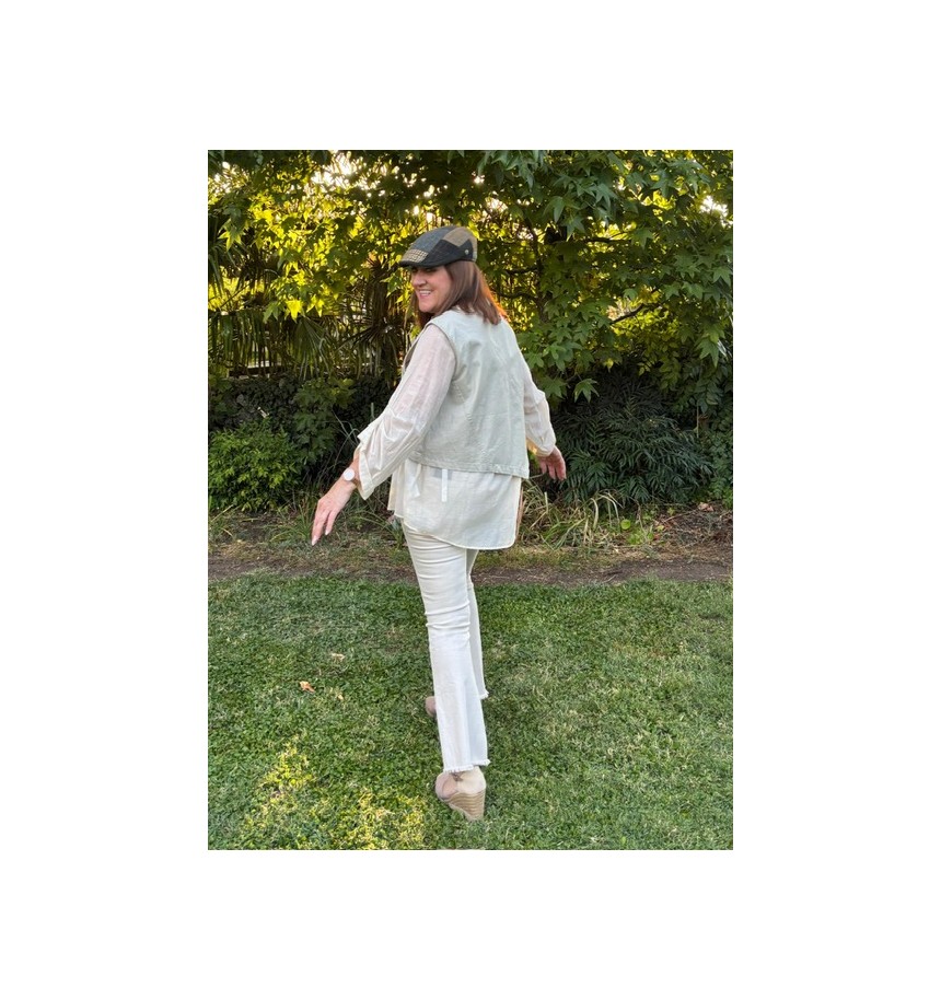 chaleco sevilla beige