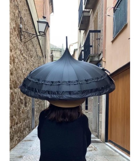 paraguas pagoda negra Complementos
