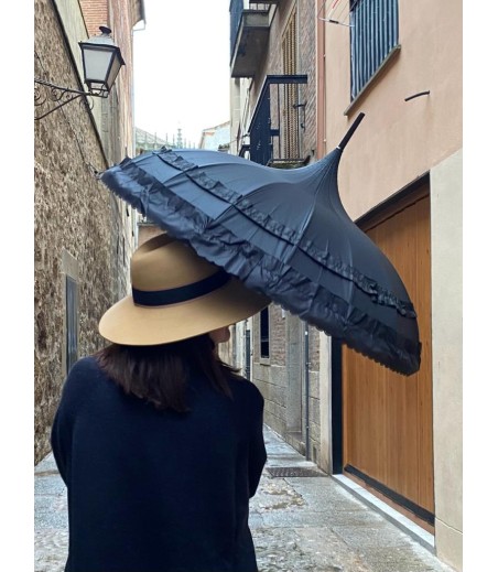 paraguas pagoda negra Complementos