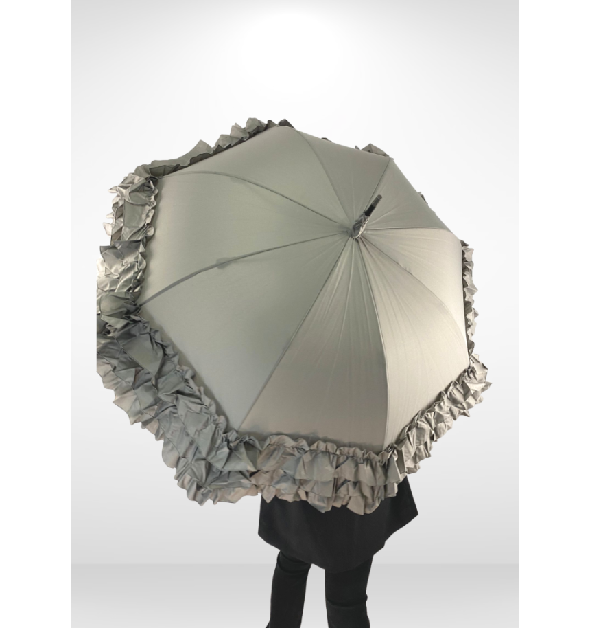 Paraguas gris medio volante Complementos